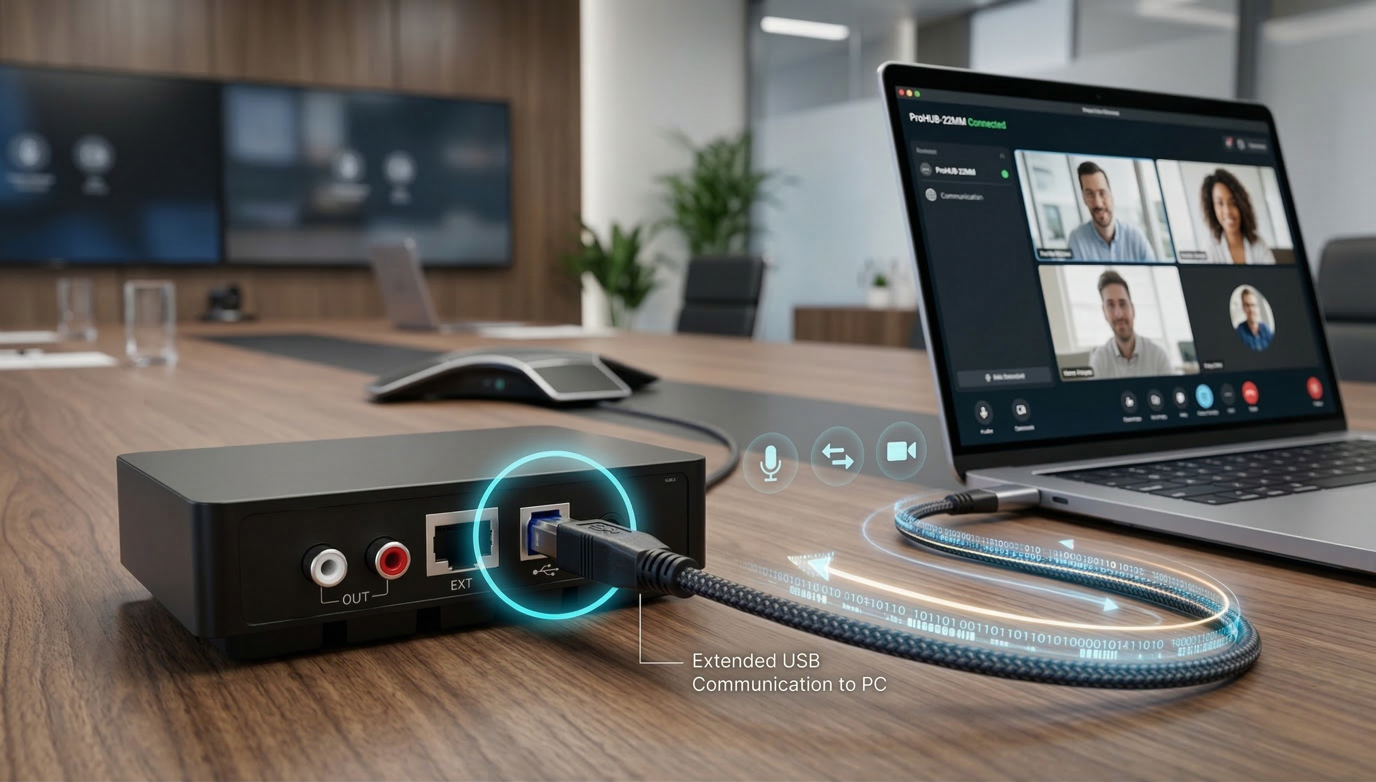 Extended USB Communication to PC